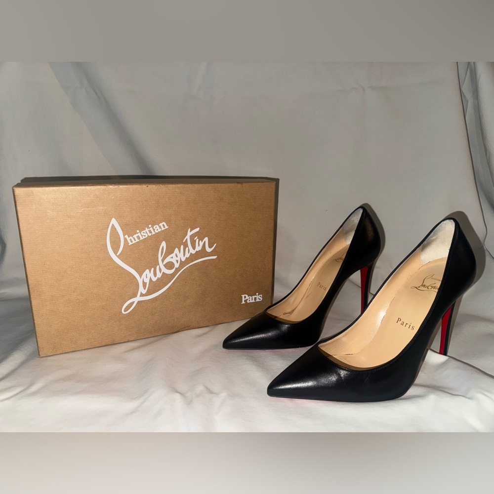 Christian Louboutin Black and Red Heels